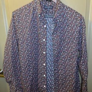 J Crew Floral Print Button Down